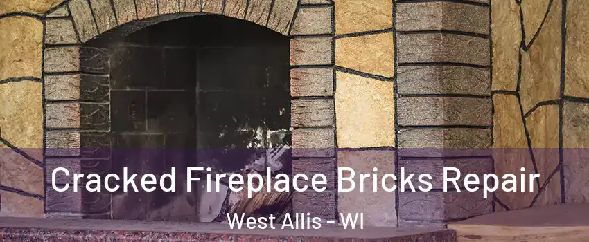  Cracked Fireplace Bricks Repair West Allis - WI