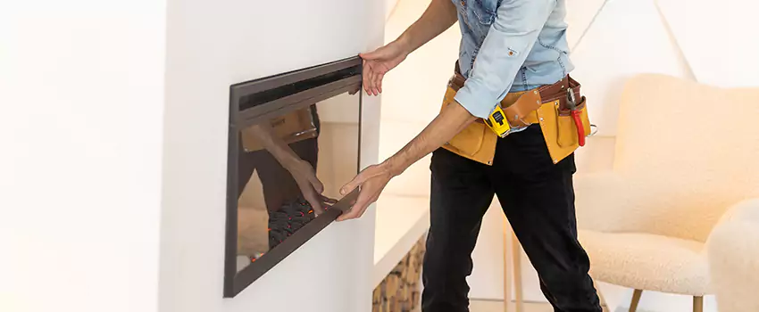 Metal Fireplace Installation in West Allis, Wisconsin