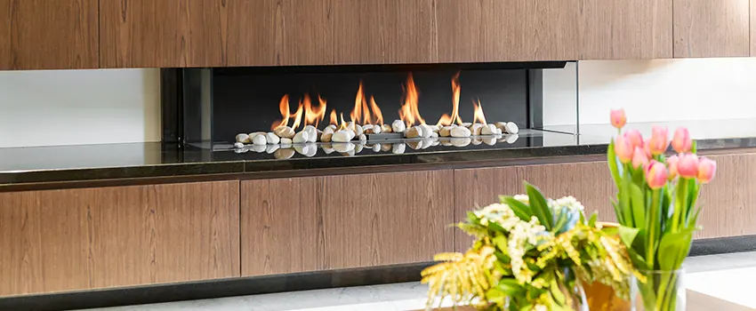 Double-height Fireplace Design Refurbishment in West Allis, Wisconsin