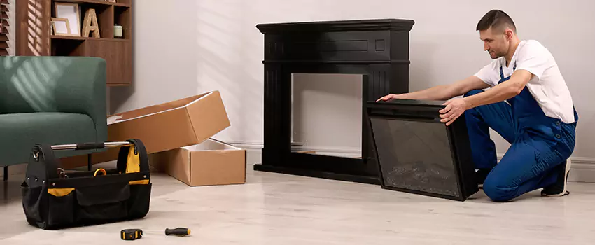 Old Rusted Metal Fireplace Repair And Replacement in West Allis, WI